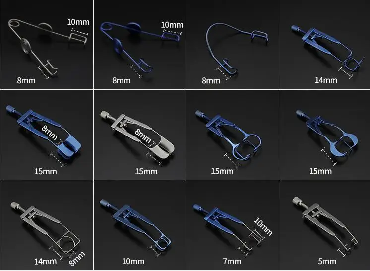 Микроскопические медицинские офтальмологические инструменты титана век медицинские носилки хирургические век открытый носилки уплотнение