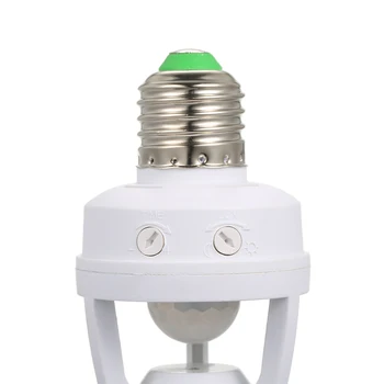 

Sensitive PIR Motion Sensor E27 LED Bulb Base Socket Infrafed Automatic Light Lamp Holder Switch for Walk-in Closet Laundry