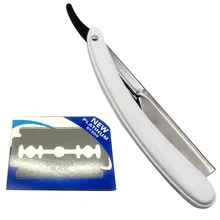 Безопасная прямая бритва из нержавеющей стали navalha для бритья navaja de afeitar scheermes afeitadora ustura jilet rasoir de barbier