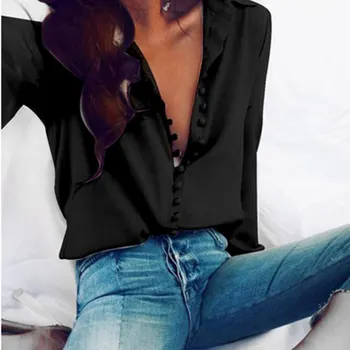 

Elegant Long Sleeve Women's Blouses White Casual Streetwear Shirt Top Female Cotton Beach Button Shirt Women