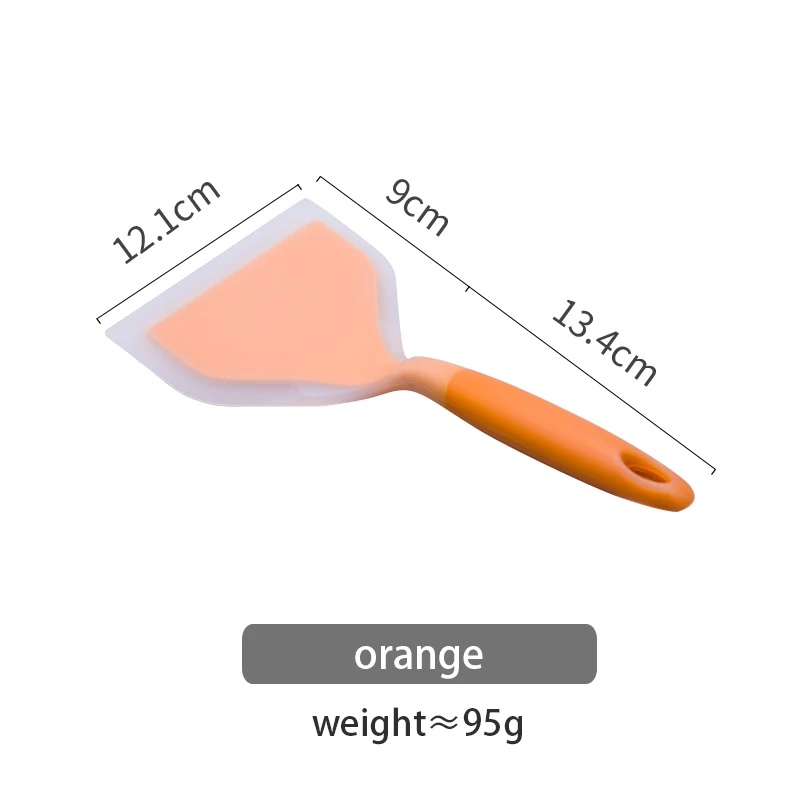 orange MDZF SWEETHOME силиконовая лопатка силиконовый скребок лопатка для сковородки антипригарная Лопата - Цвет: orange