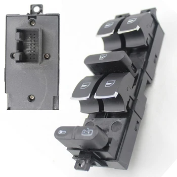 

3BD959857 For VW/Jetta/Golf/GTI/MK4/Passat/B5 Driver Side High Quality Hot Sell Chrome Master Window Controller Switch