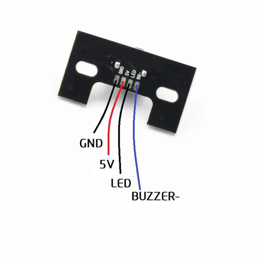 Портативный Super Mini WS2812B LED + 5 В активный звуковой сигнал для NAZE32 CC3D F3 F4 Контроллер