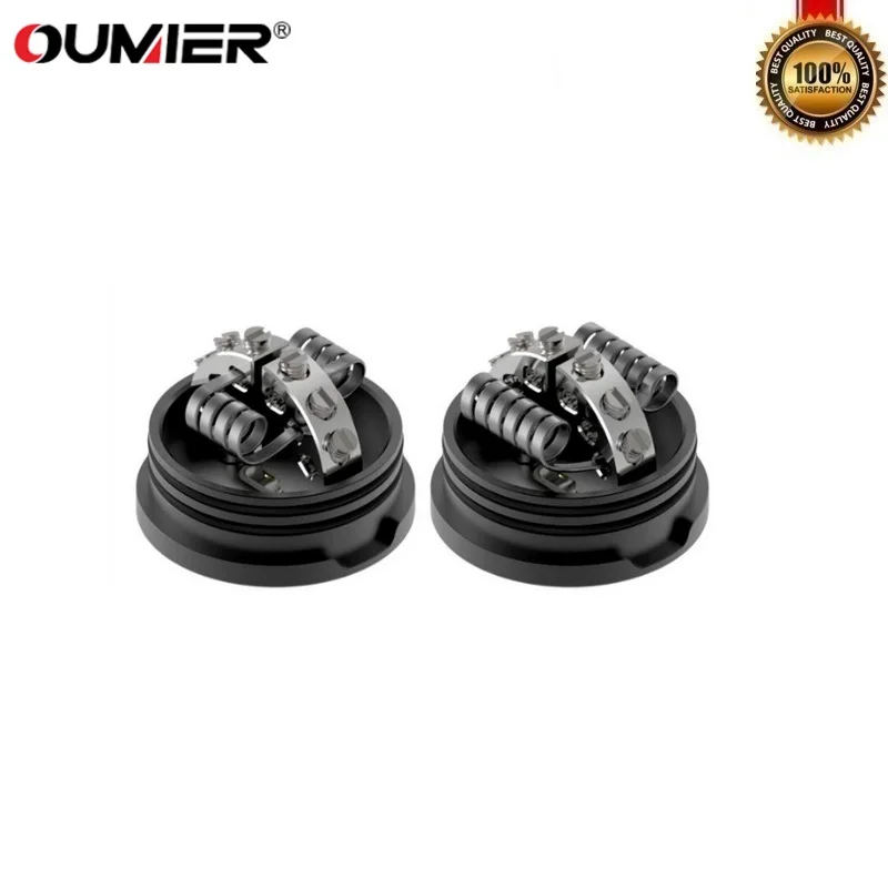Оригинальный испаритель Oumier Armadillo RDA Vape Tank 24 мм с двойной катушкой Vaporizer 510 нитей VS