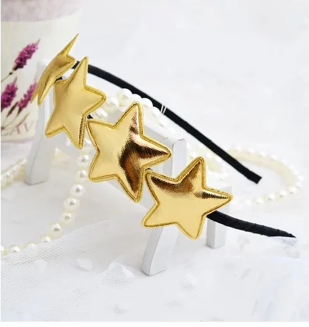 

baby girl glitter star headband korean hair head bands accessories for girls children kids hair ornaments hoop hairband sequins