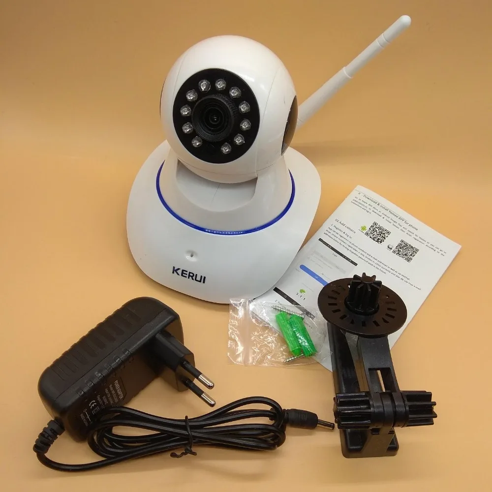 Охранная сигнализация KERUI с Wi Fi GSM IP камерой и управлением через
