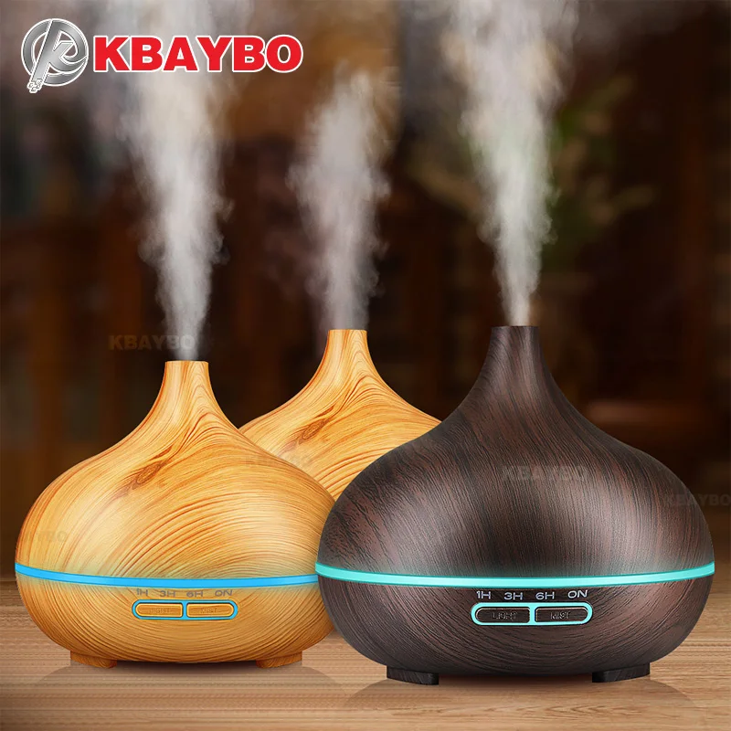 KBAYBO 300ml Aroma Air Humidifier Essential Oil Diffuser Air Purifier Mist Maker Natural Plant Pure