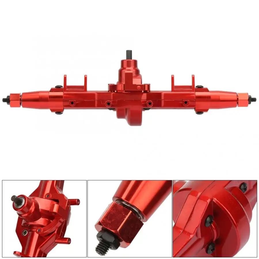 RC автомобиль металлическая передняя ось/комплект для заднего моста для HSP 94180/RGT 18000 1/10 гусеничный грузовик RC игрушка аксессуары части