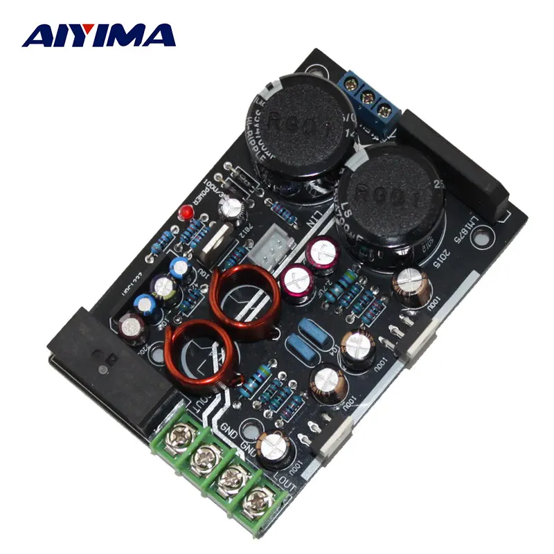 

AIYIMA Amplificador Amplifiers Audio Board LM1875 20Wx2 Amp With Speaker Protection Finished Board