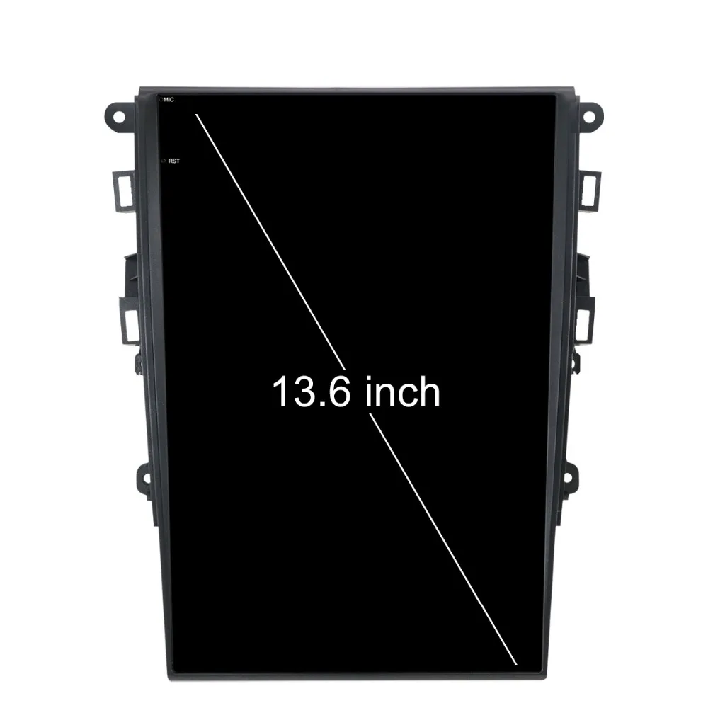 Sale Tesla style Android 6.0 Car GPS Navigation FOR Ford Mondeo Fusion MK5 2017 2018 2019 car radio stereo BT no dvd player head unit 4
