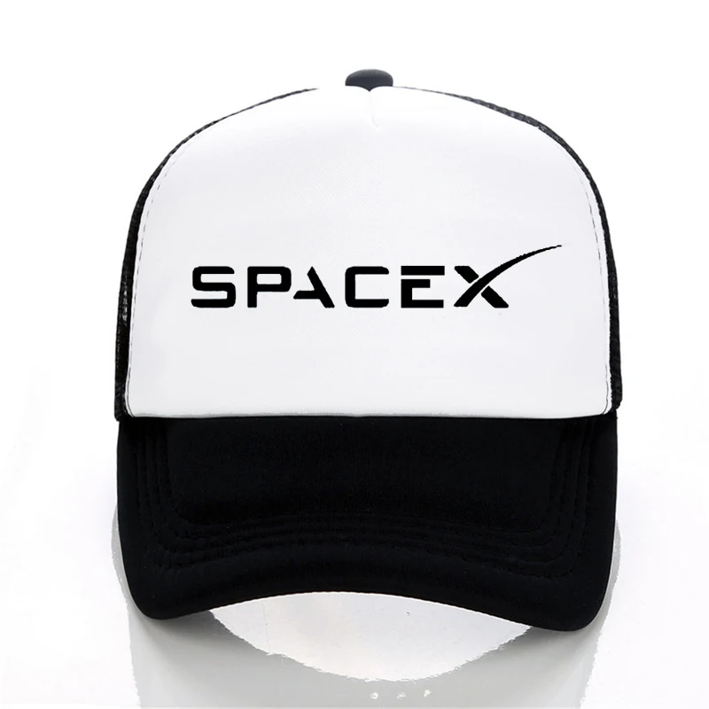 Spacex UFO Baseball Caps Fashion Summer Men Women Mesh cap Outer Space Rocket Elon Musk Sports
