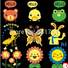

1PCS Cute Animal Luminescent Switch Sticker Wall Stickers For Refrigerator Stickers Permanent Luminous Stickers For Kid Bedroom