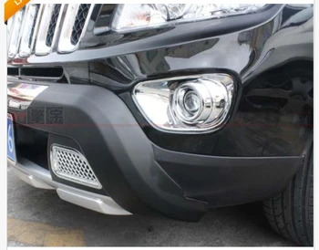 

Chrome front bumper fog lamp cover trim for JEEP Compass 2011 2012 2013