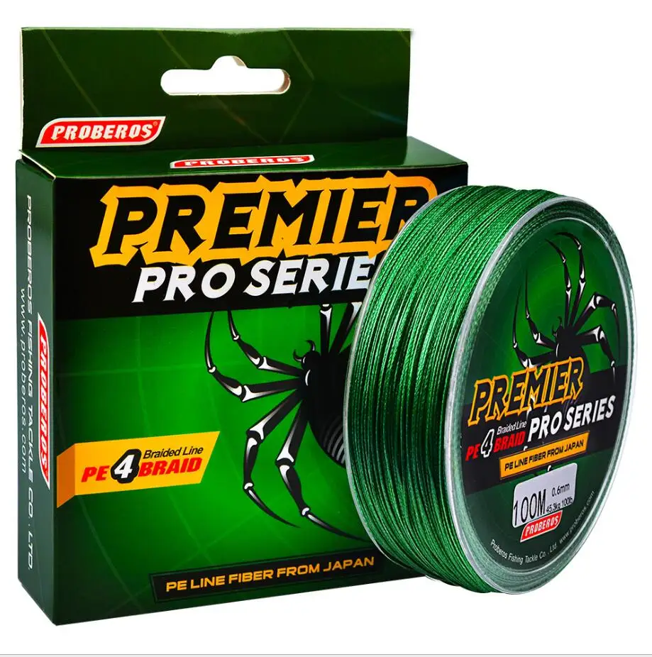 

4 Strands 100M PE Braided Fishing Line 6LB-100LB
