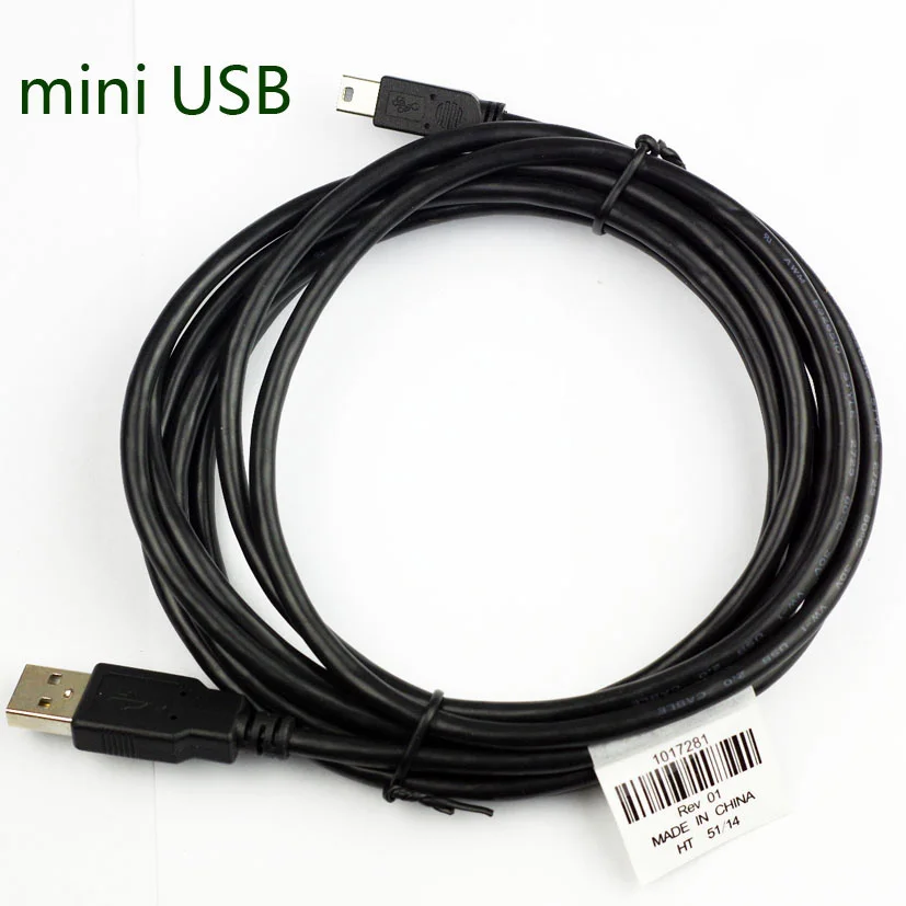 

Mini usb data cable / charging cable T port 3 meters long line navigation device for dancing locomotive