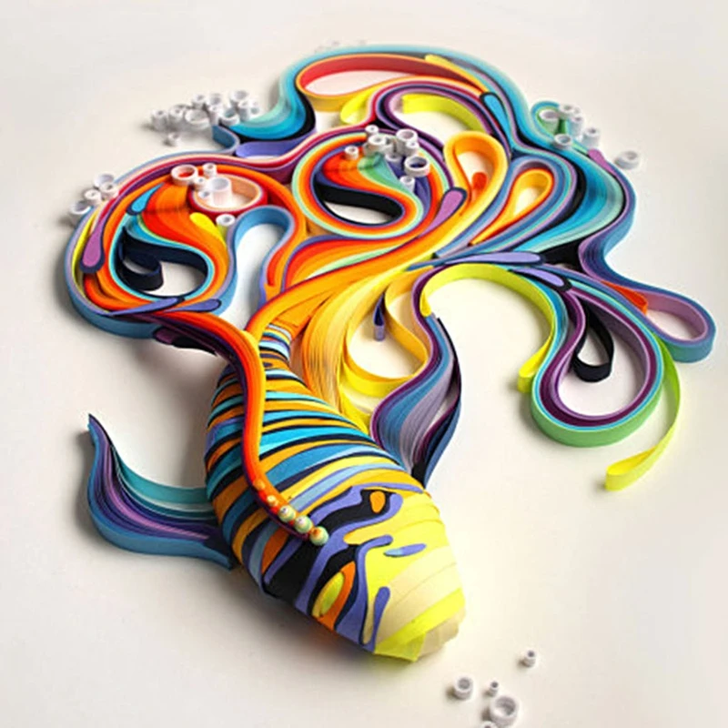 

260Pcs Stripes Quilling Paper Mixed Color 3/5/7/10mm Width Origami DIY Craft Handcraft Art