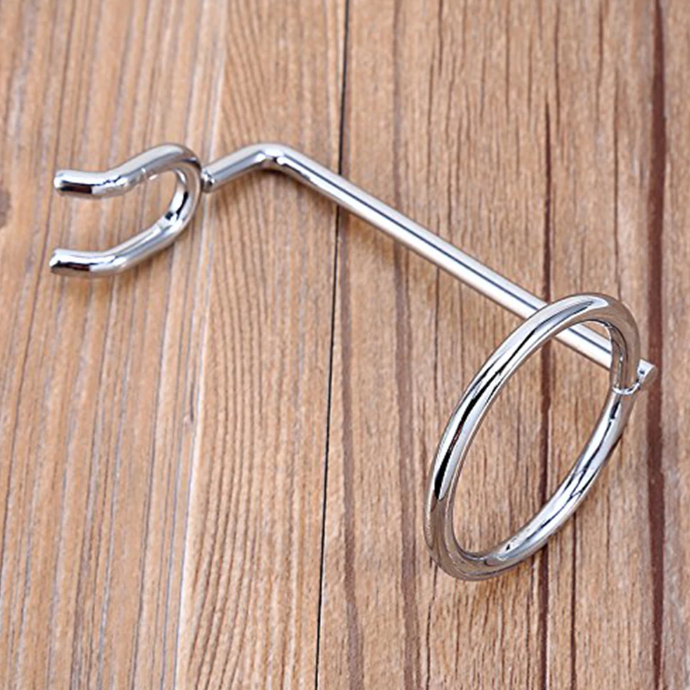 Chromed Alloy Metal Razor Stand Shaver Holder (4)