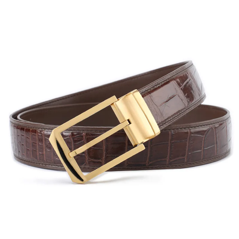 

Thai crocodile belt genuine high quality men's belt whole crocodile belt free shipping