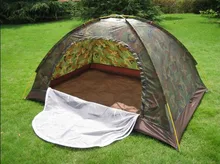 Free Shipping Outdoor Camouflage Hunting Blind Wildness Survival Equipment Summer Single Layer Waterproof Travel Tent