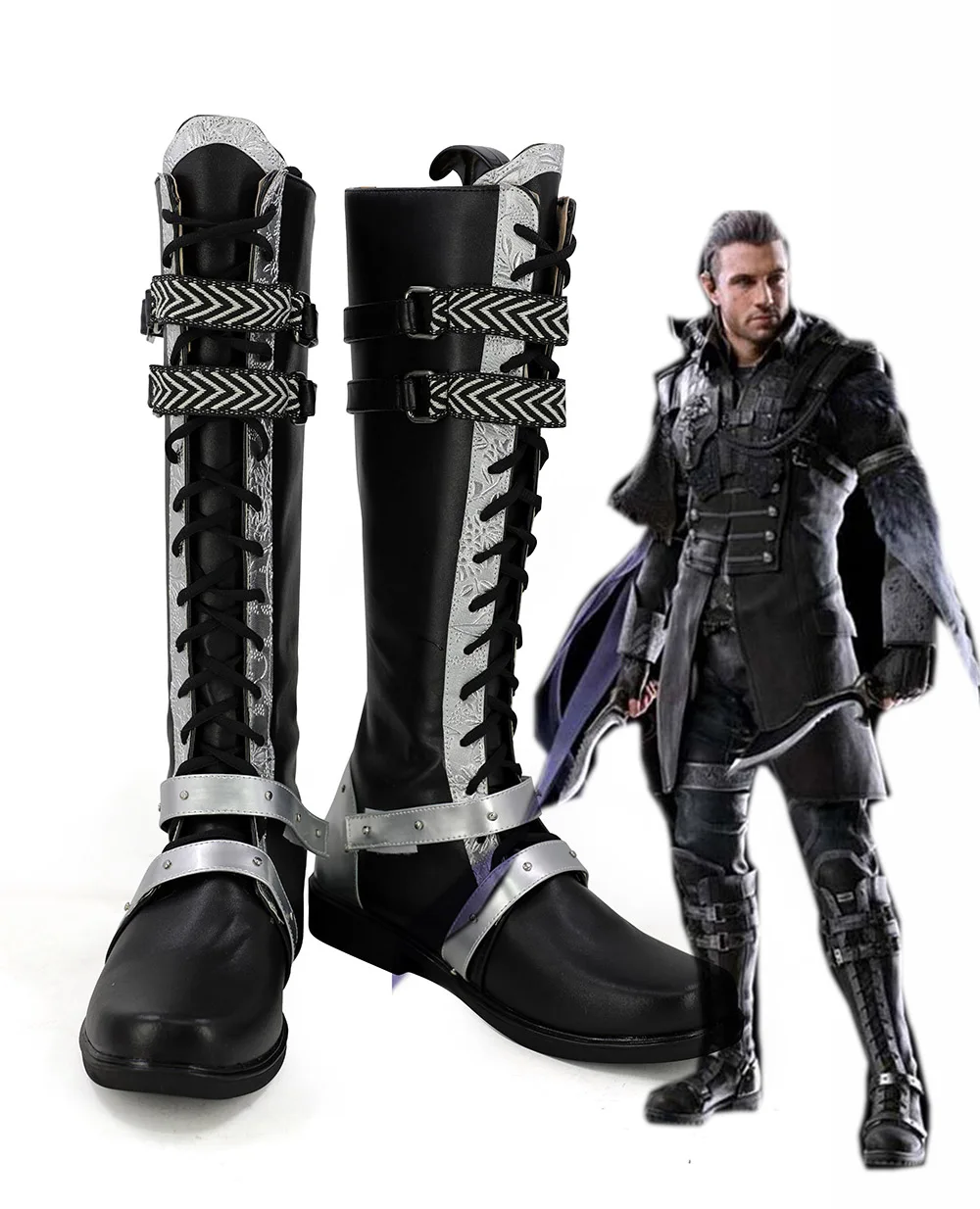 nyx-ulrick-–-bottes-longues-pour-cosplay-final-fantasy-xv-ff15-maquillage-d'halloween-sur-mesure