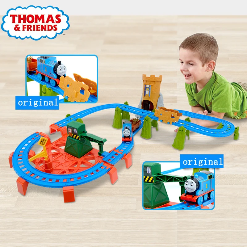 Оригинальный Бренд thomas and friends wharf литье под давлением модель автомобиля поезд