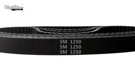

free shipping1pc HTD5M belt 1250-5M-9 Teeth 250 Length 1250mm Width 9mm 5M timing belt rubber closed-loop belt 1250-5M S5M Belt