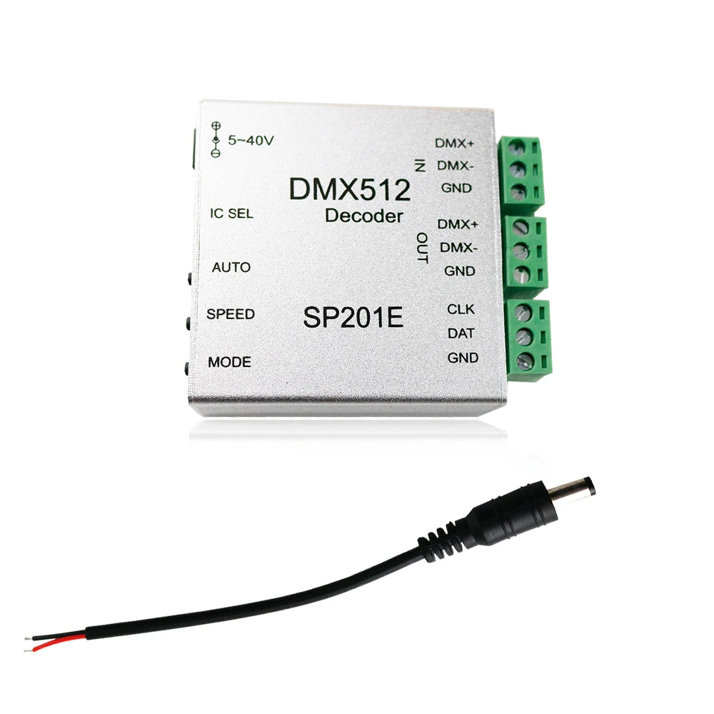 1pcs 5V/12V DMX512 Decoder Board WS1812B/WS2811 RGB LED Controller IC