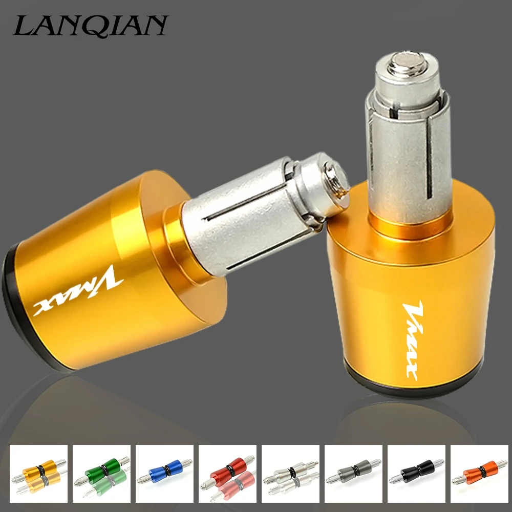 

CNC Motorbike Handlebar Grips Ends Handle Bar Cap End Plugs For YAMAHA VMAX 1990 1991 1992 1993-2007 2009 2010 2011-2016