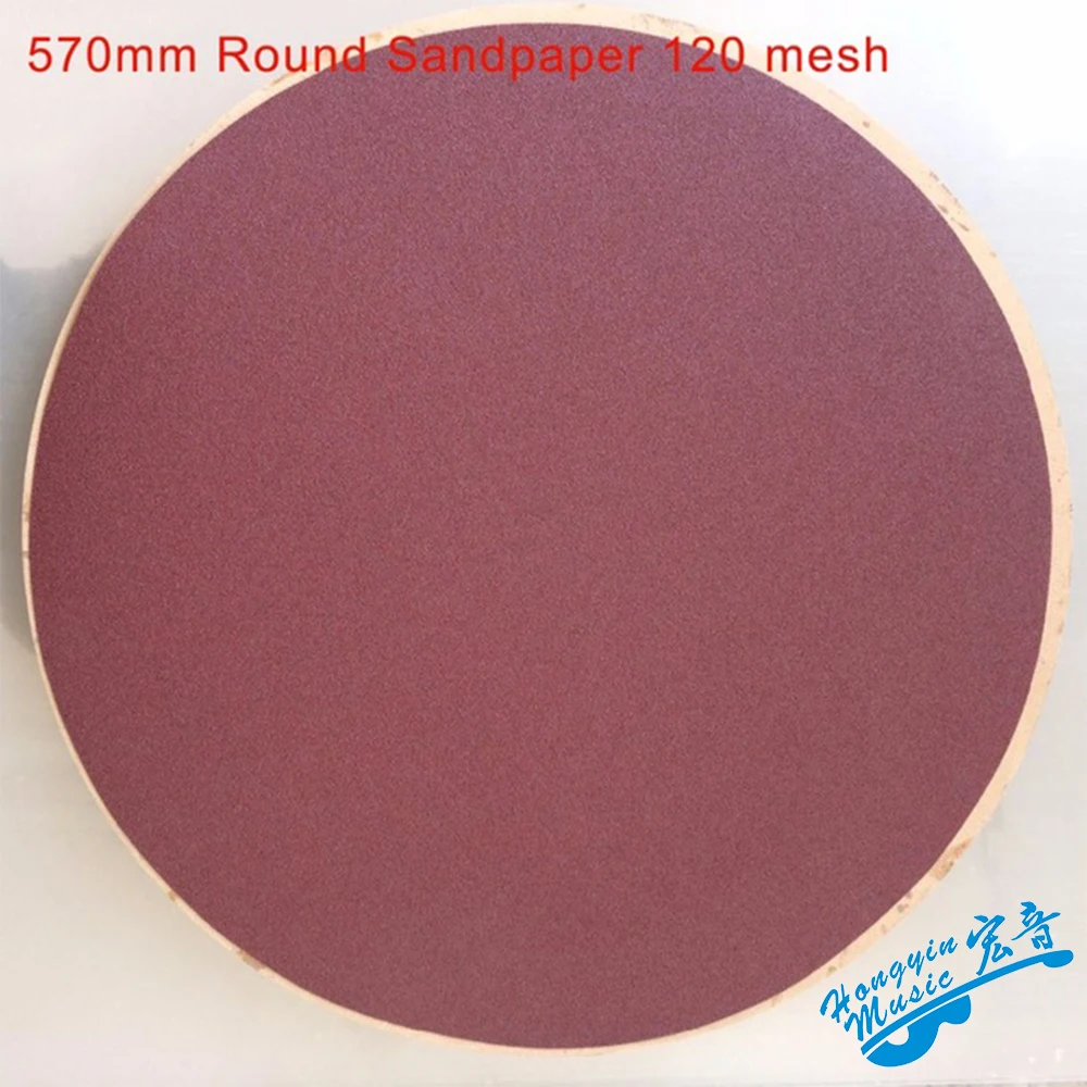 

Red Round Sandpaper Disk Sand Sheets Grit 120 Hook Loop Sanding Disc For Sander Grits Guitar Handmade Side Plate Radius Polished