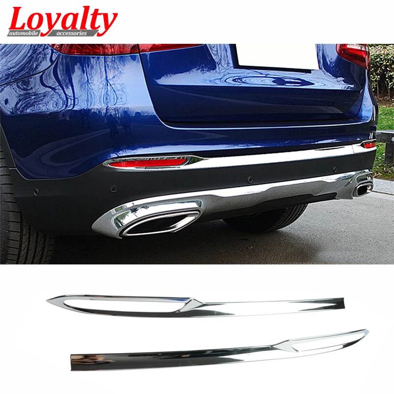 

Loyalty For Mercedes-Benz GLC Class 200 300 360 X205 X253 2016 2017 2018 rear Fog Light Lamp Trim Rear Bumper Car Accessories