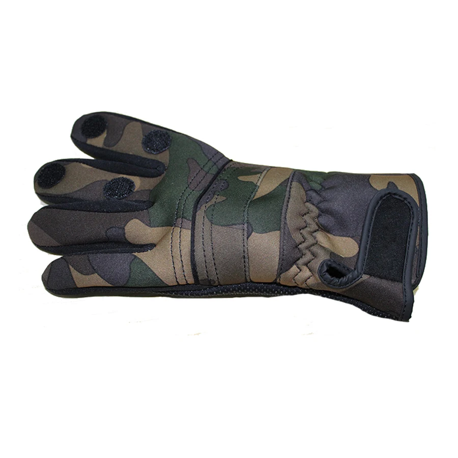 NEWBOLER зимние рыболовные перчатки для мужчин камуфляжные противоскользящие полный/3 половинных пальца переключатель водонепроницаемые перчатки охотничьи походные перчатки