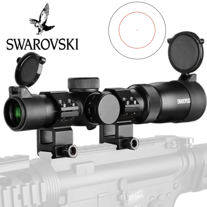 Swarovskl 1 6X24 полноразмерная оптическая оптика для стрельбы из сетки прицел