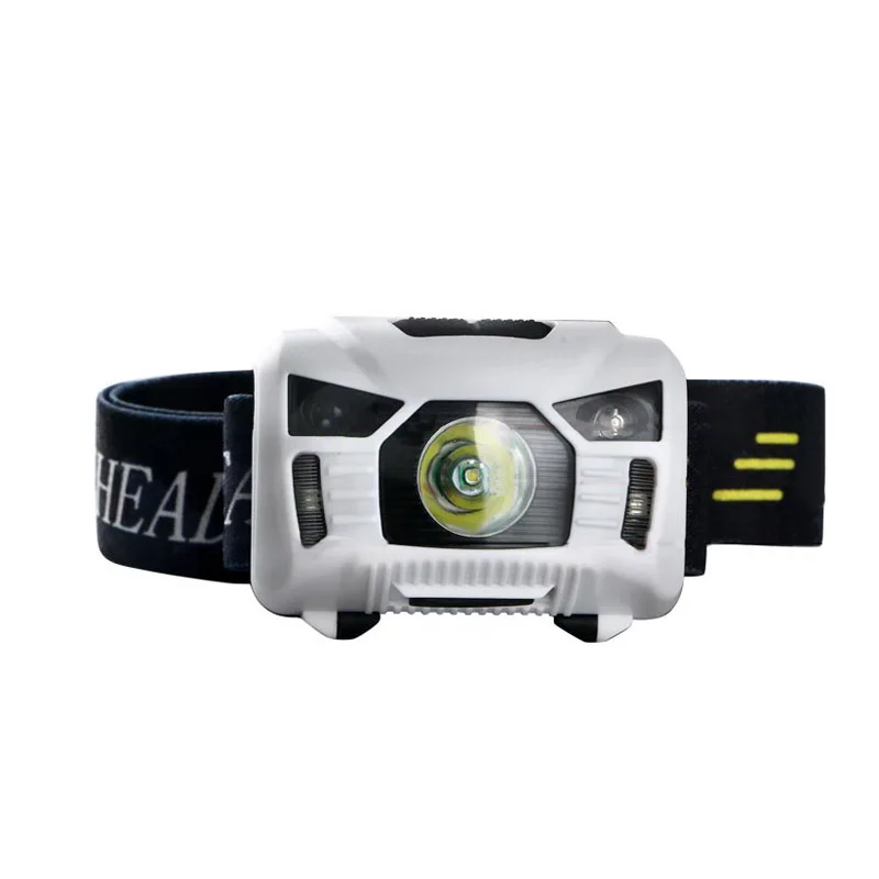 

USB Rechargeable XPE LED IR Sensor Headlamp Outdoor Camping Headlight Lamp QP2