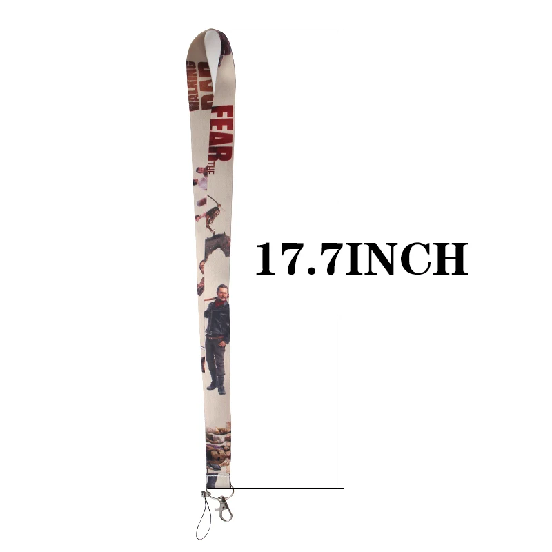 P3632 Dongmanli The Walking Dead tv брелок Lanyards держатель удостоверения личности ID карта Пропуск Тренажерный зал мобильный телефон USB бейдж держатель ключевой ремень