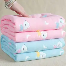 4 layers Baby Blankets for Newborn Muslin Cotton Thick Swaddle Baby Blanket 110*110cm Baby Swaddle Baby Quilt Bath Towel Toy Mat free shipping infant children cartoon thick coral cashmere blankets baby nap blanket baby quilt size is 110 135 cm t01