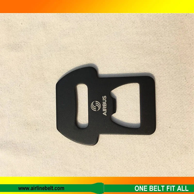Nonrust Metal Airplane seat belt buckle beer opener Gift Bar Tool Soda