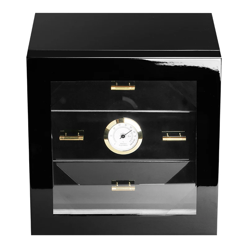 COHIBA Nero cigar sacchetto di Presidente di piccolo tre-tier piano dipinto lubinski di Cedro humidor cigar box contenitori tavolo di Umidità