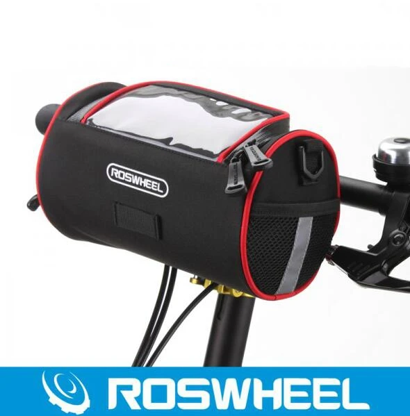 Best ROSWHEEL riding equipment bicycle cycling head bag mountain bike front bag folding mountain bike bag