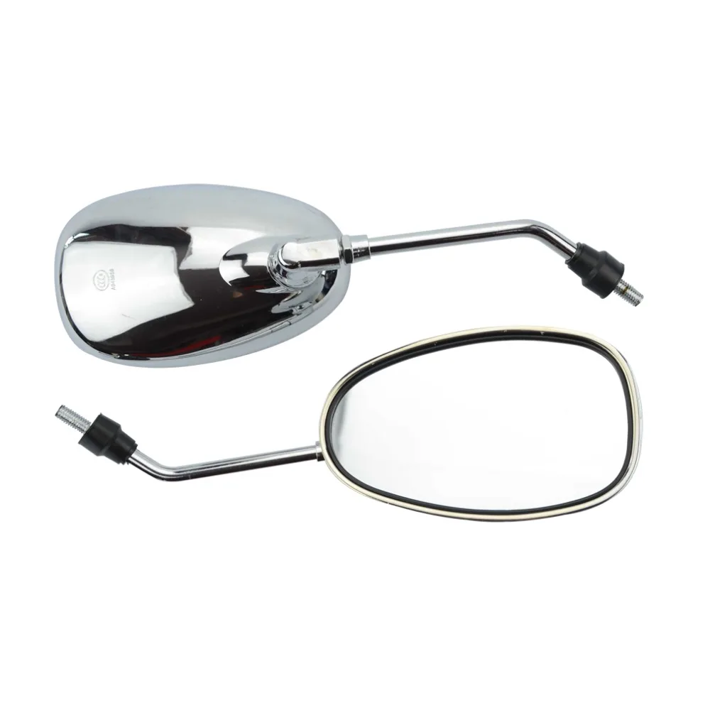 

GOOFIT 8mm Motorcycle Plating rear Mirrors for 50cc 70cc 90cc 110cc 125cc 150cc 250cc Scooter Moped E036-005