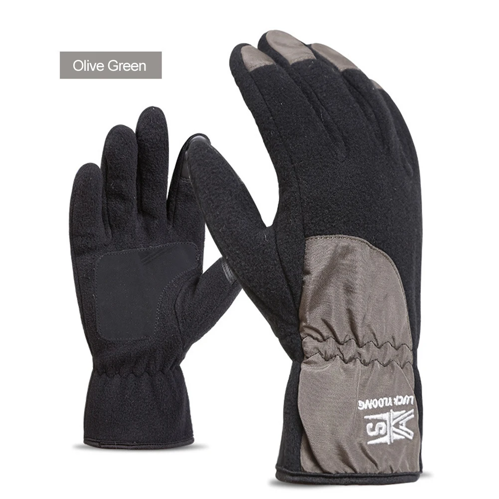 Лыжные перчатки из флиса, зимние теплые перчатки для сноуборда для мужчин и женщин, ветрозащитные перчатки для мотокросса