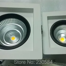 Высокое качество eyeshield 9 Вт квадратный потолочный светильник регулируемый COB+ TUV SELV Драйвер+ радиатор AL1070 226 Вт/М. К