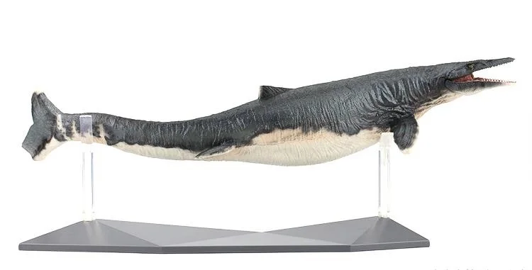 PNSO Mosasaurus 1:35, научная художественная модель с Выставочной подставкой, музейные Классические игрушки динозавров для мальчиков, модель животного, длина 40 см