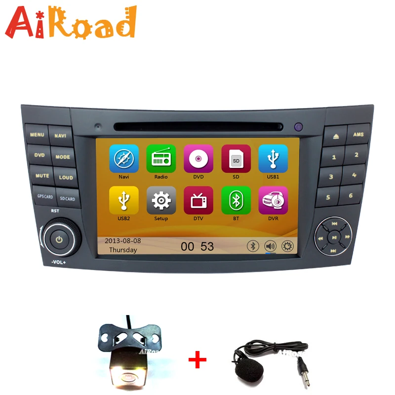 Hd 1080 P радио автомобиль Mercedes W211 E класса CLS E280 CLS350 W219 W463 DVD GPS навигация стерео аудио