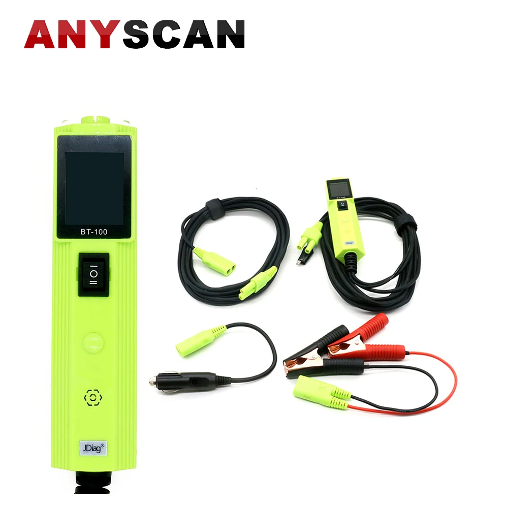 

JDiag BT-100 Auto Battery Tester Car Battery Electrical System Circuit Tester for 12V 24V Free Shipping