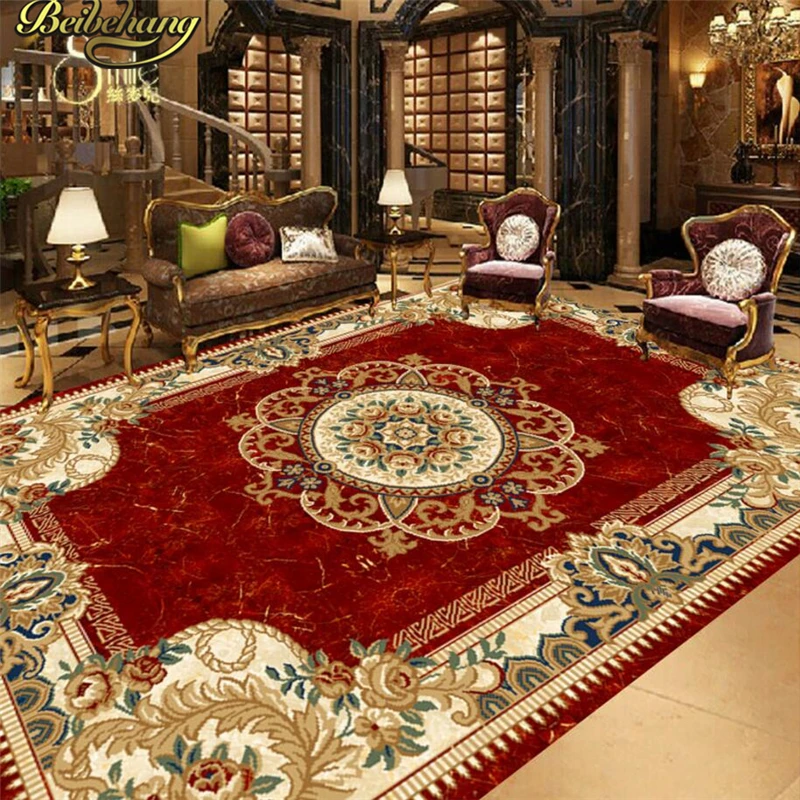 beibehang Custom European Floor Mural Wallpaper Bathroom papel de parede 3D Floor Mural PVC Self-adhesive Wall paper Home Decor