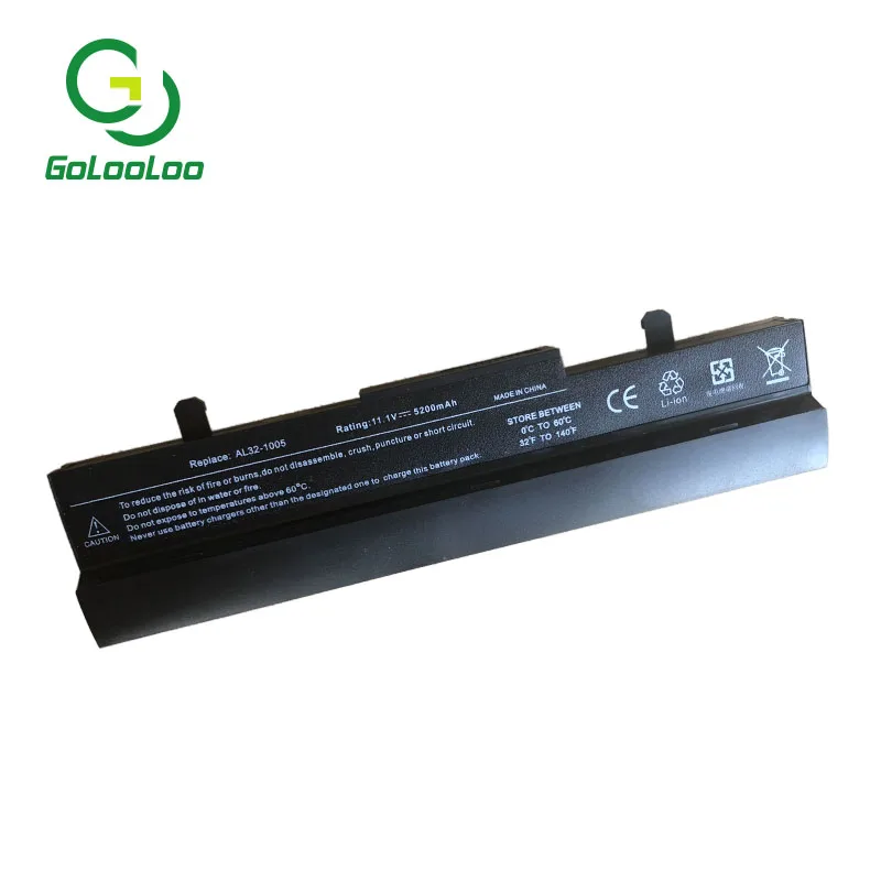 Black 5200mAh Laptop battery for Asus battery Eee PC 1001HA 1005 1005H 1005HA AL31-1005 AL32-1005 PL32-1005 Black 5200mAh Laptop battery for Asus battery Eee PC 1001HA 1005 1005H 1005HA AL31-1005 AL32-1005 PL32-1005