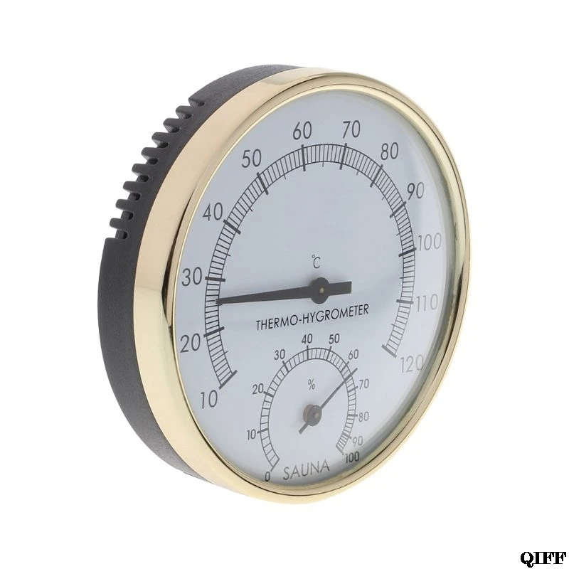 

Drop Ship Metal Dial Indoor Temperature Humidity Meter Thermometer & Hygrometer For Sauna Room Measurement Tool May31