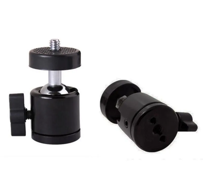 

Aluminum 360 Swivel Ball Tripod Head 1/4" Screw Mount for DSLR camera Flexible Mini Tripod Ball Head Stand