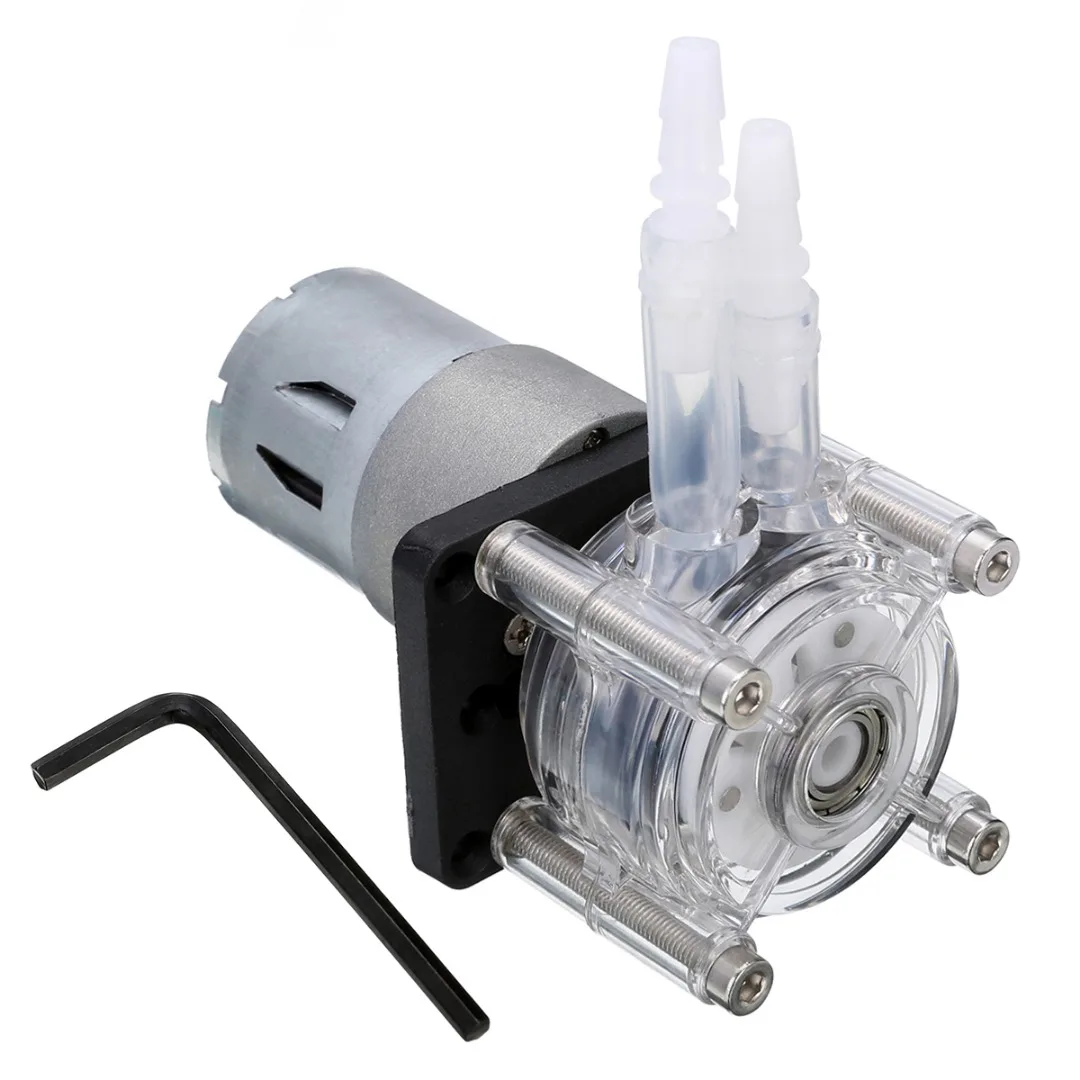 

12V Peristaltic Dosing Pump Large Flow Dosing Pump Peristaltic PC Head For Vacuum Aquarium Lab Analytical Mayitr
