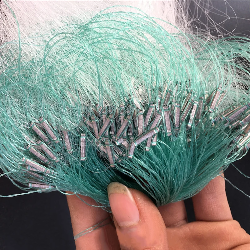 Three Strong Nylon Sinking Trammel  Fishing Network Large Mesh Fishing Net With PA fishing Line Gill Net Carp Fishing Tackle (10)